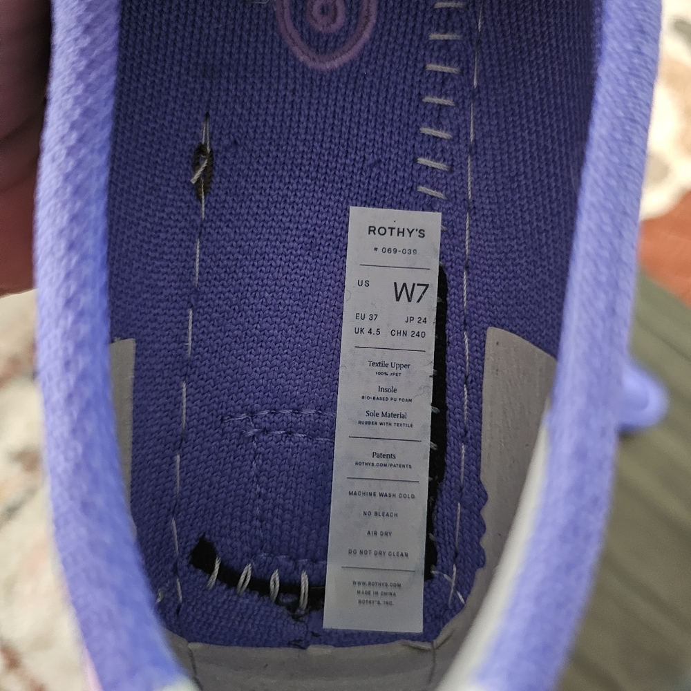 Rothy's The Driver In Periwinkle - Picture 7 of 7